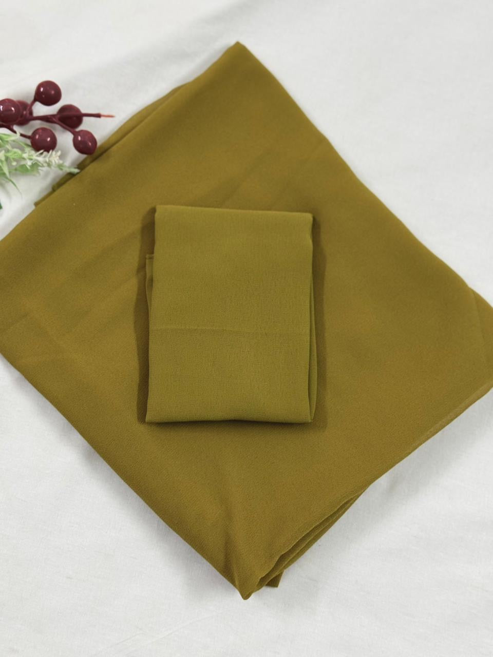 GEORGETTE NIQAB WITH HIJAB KIT - REEF GOLD