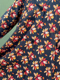 Adults Printed Lawn Abaya Front Open Style - LA 1