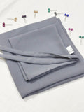GEORGETTE NIQAB WITH HIJAB KIT - LIGHT GREY