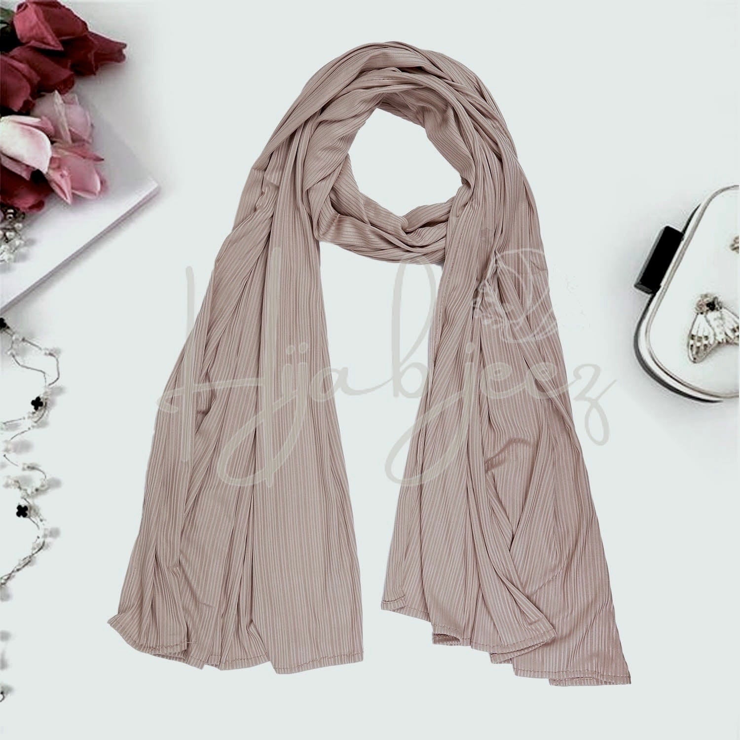 PRIME RIBBED JERSEY - SAND STONE