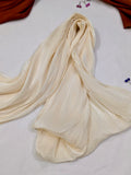 LUXURY ORGANZA SILK - CREAM GOLD
