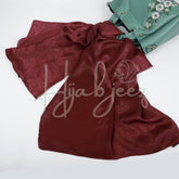 VELVET SILK - DEEP MAROON