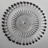 HIJAB PIN DISC - GREY