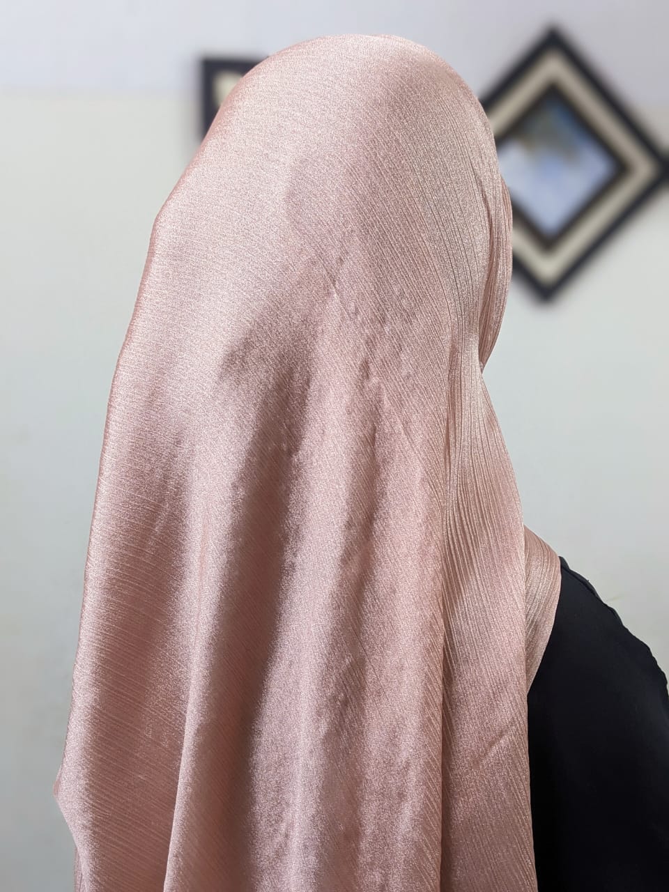 CRINKLE SILK - GLOWY PINK