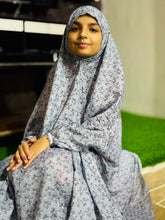 KIDS NAMAZ CHADDAR WITH FULL SLEEVES - STEM GREY 8 to 11 Years