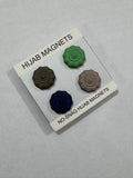 HIJAB MAGNET - PACK OF 4 COLOR FLR 1