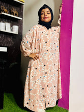Kids Abaya Front Open Style - Minsa Pink