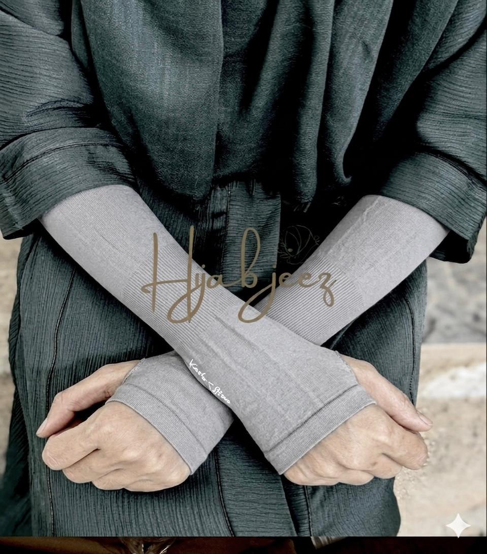 SUN PROTECTOR ARM SLEEVES - MID GREY