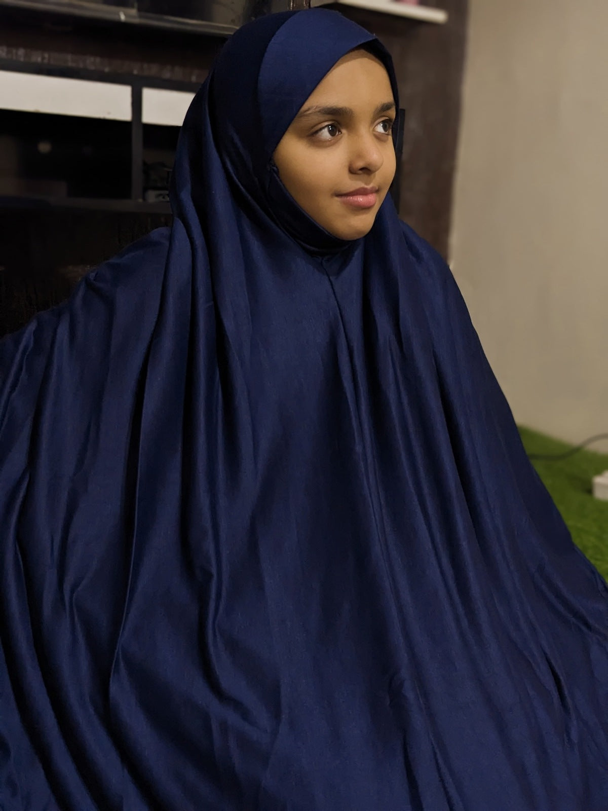 READY TO WEAR SCARF 9 to 13 YEARS - NAVY