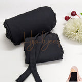 GEORGETTE NIQAB WITH HIJAB KIT - BLACK