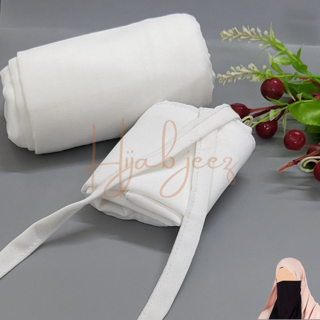 GEORGETTE NIQAB WITH HIJAB KIT - WHITE