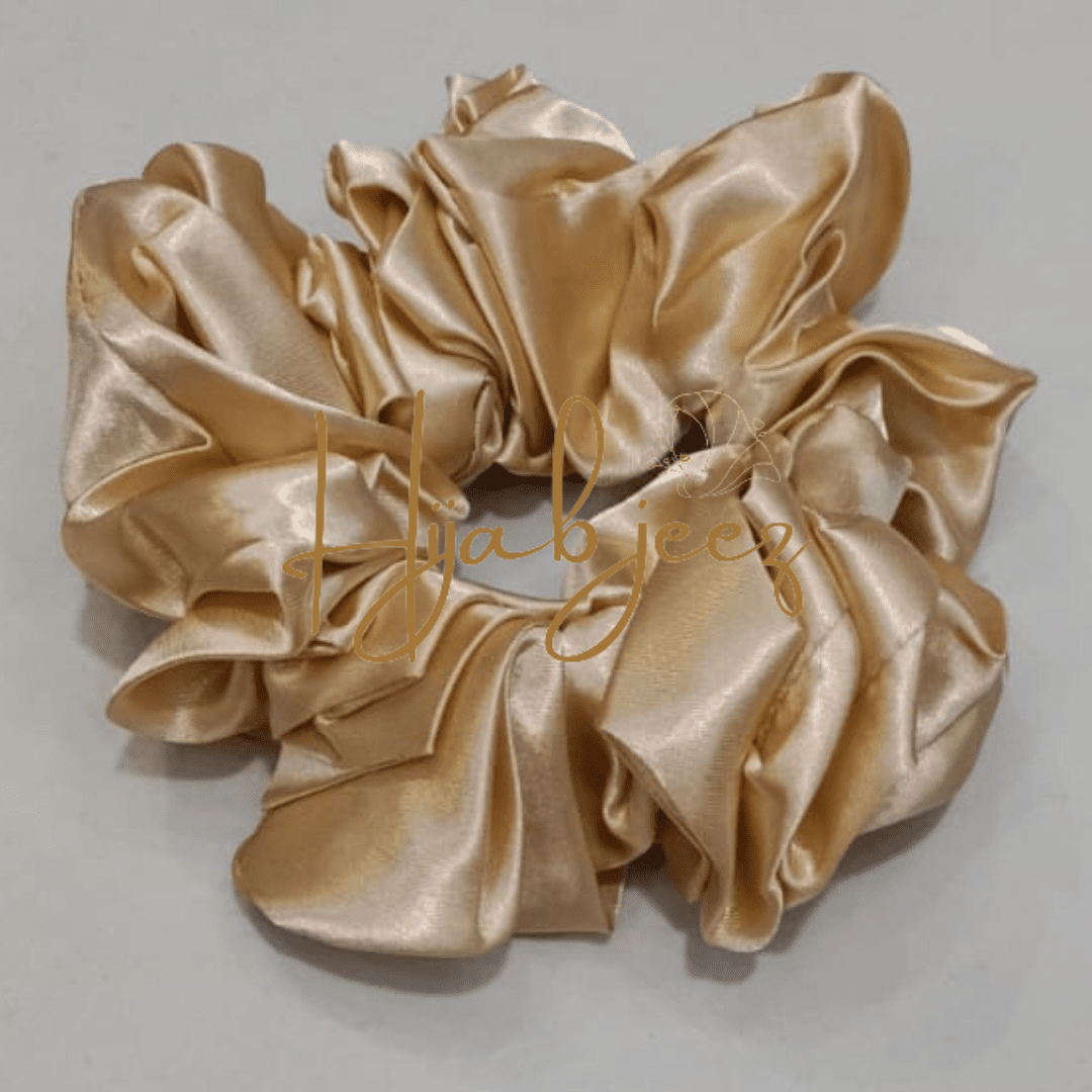 SCRUNCHIES - PALE GOLD