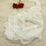 CRINKLE SILK - WHITE