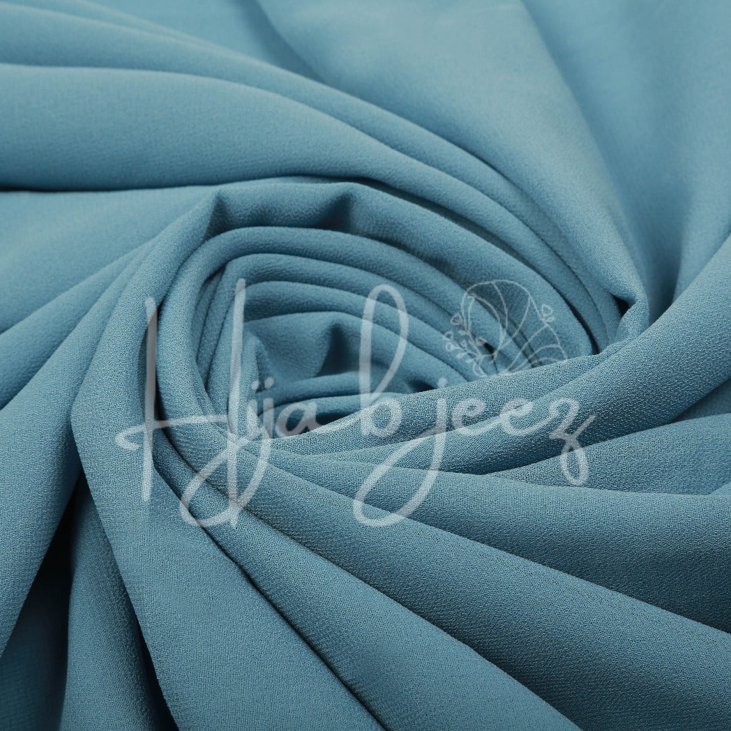 PLAIN GEORGETTE HIJAB - LIGHT BLUE