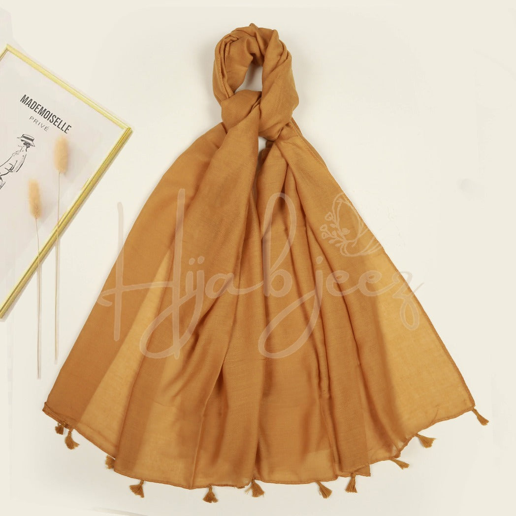 PLAIN LAWN TASSELS - FRENCH BEIGE