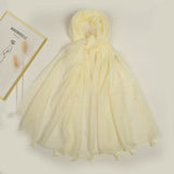 PLAIN LAWN TASSELS - SOFT AMBER