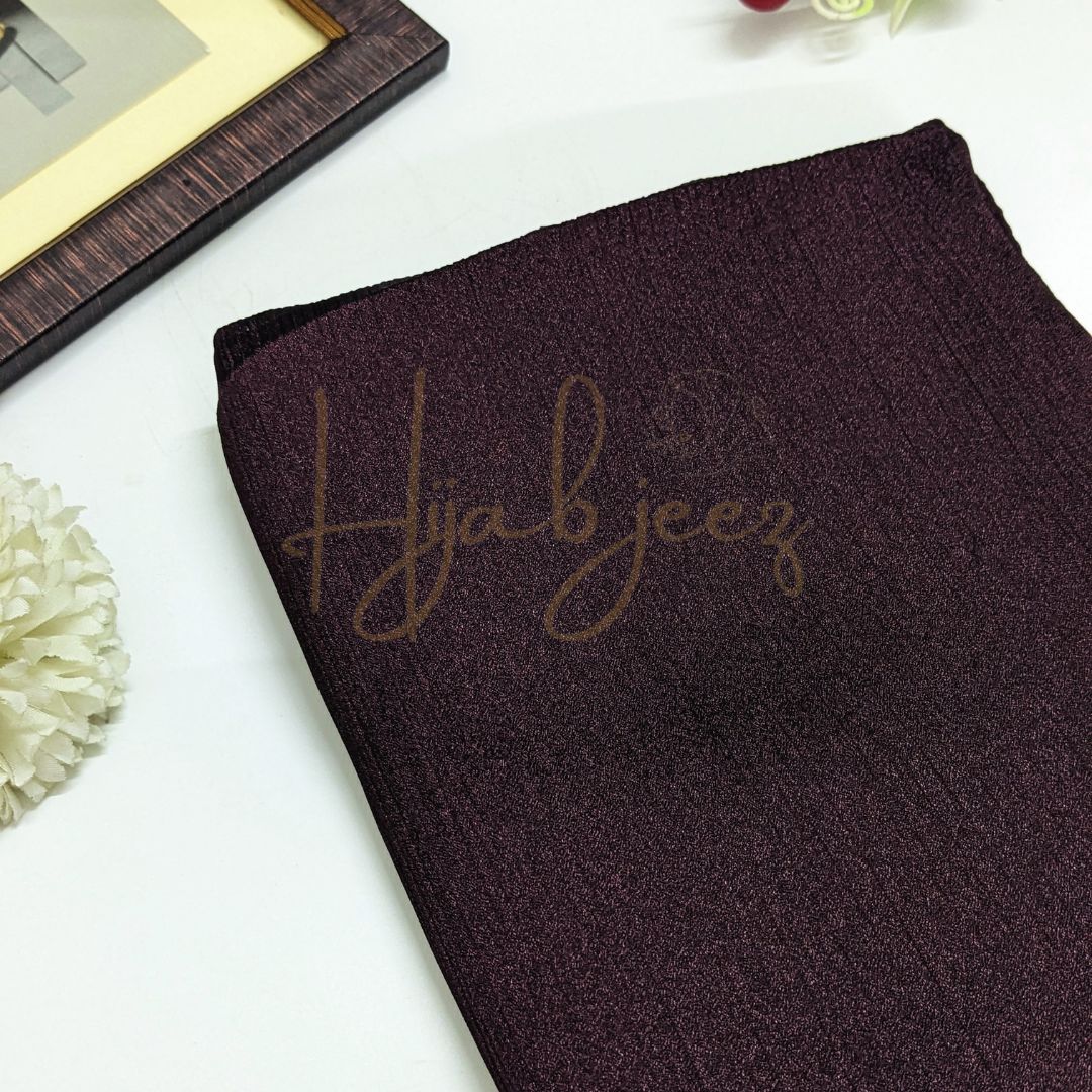 CRINKLE SILK - DARK SIENNA