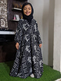 Kids Abaya Front Open Style - PIXELS