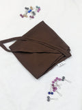 HALF NIQABS - PASTEL BROWN