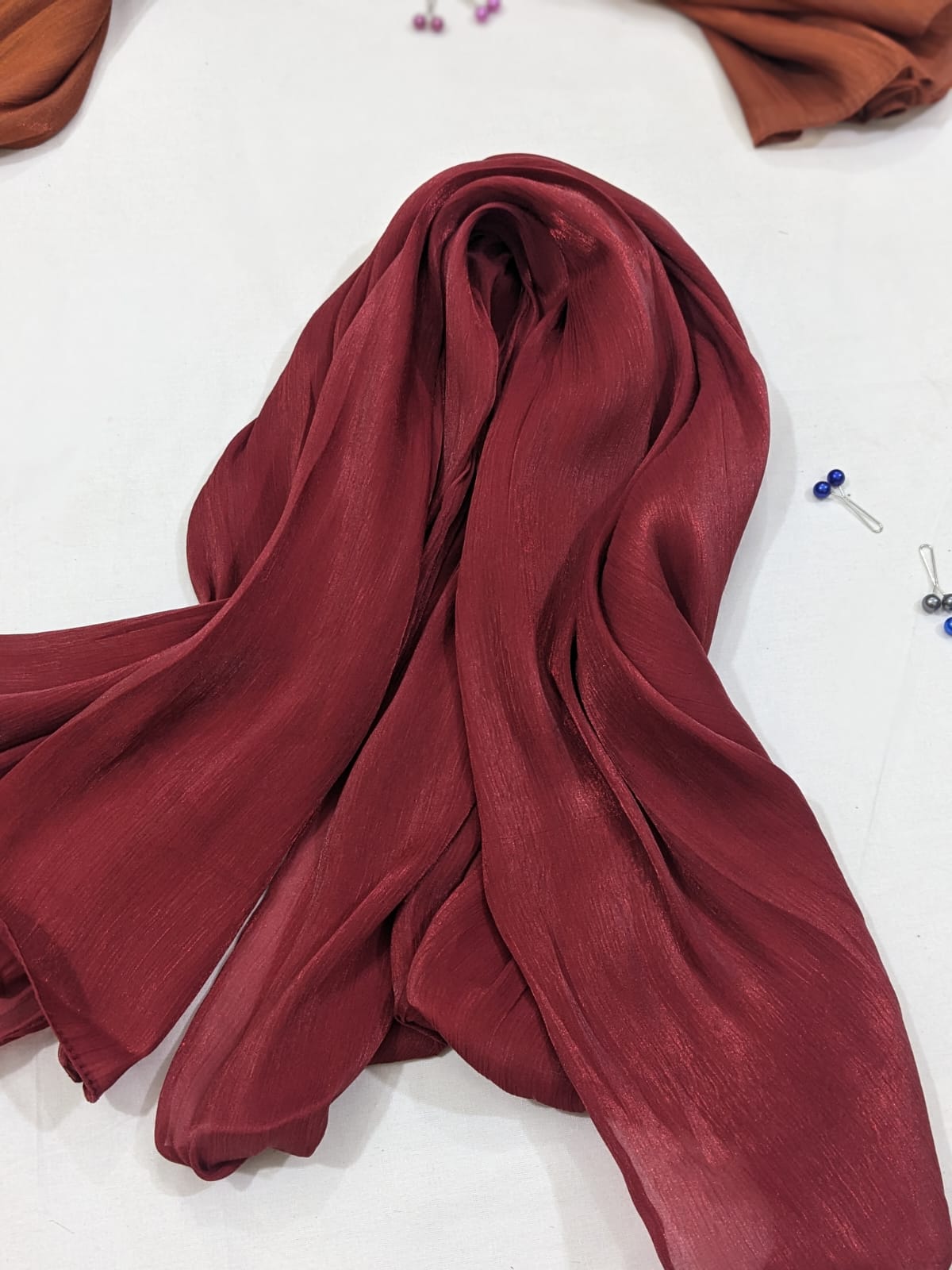 LUXURY SILK - MAROON