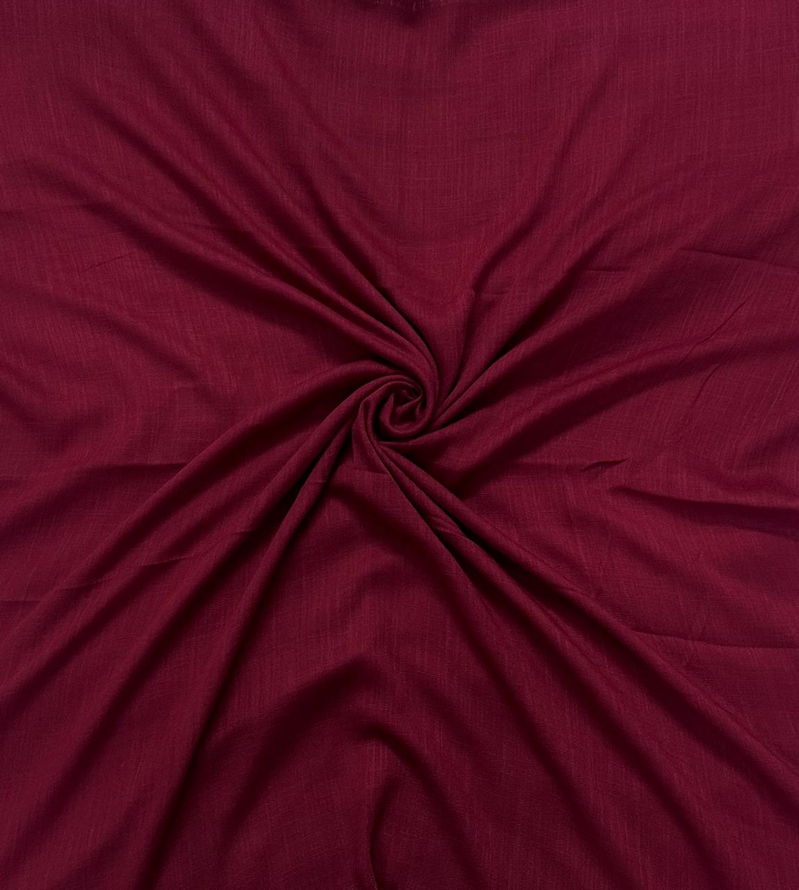 PREMIUM TURKISH LAWN - MAROON XL SIZE