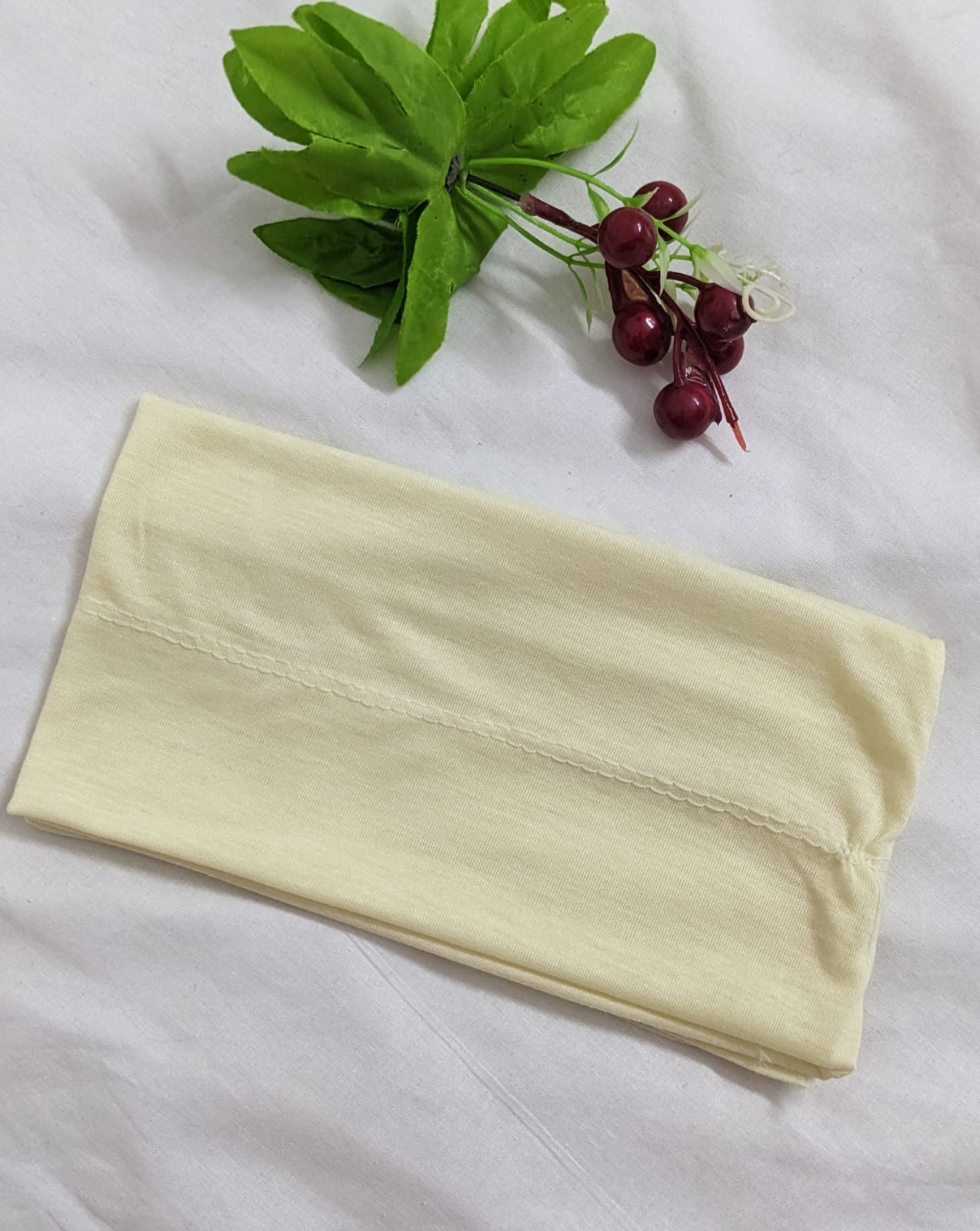 PLAIN TUBE CAP - CREAM