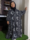 Kids Abaya Front Open Style - PIXELS
