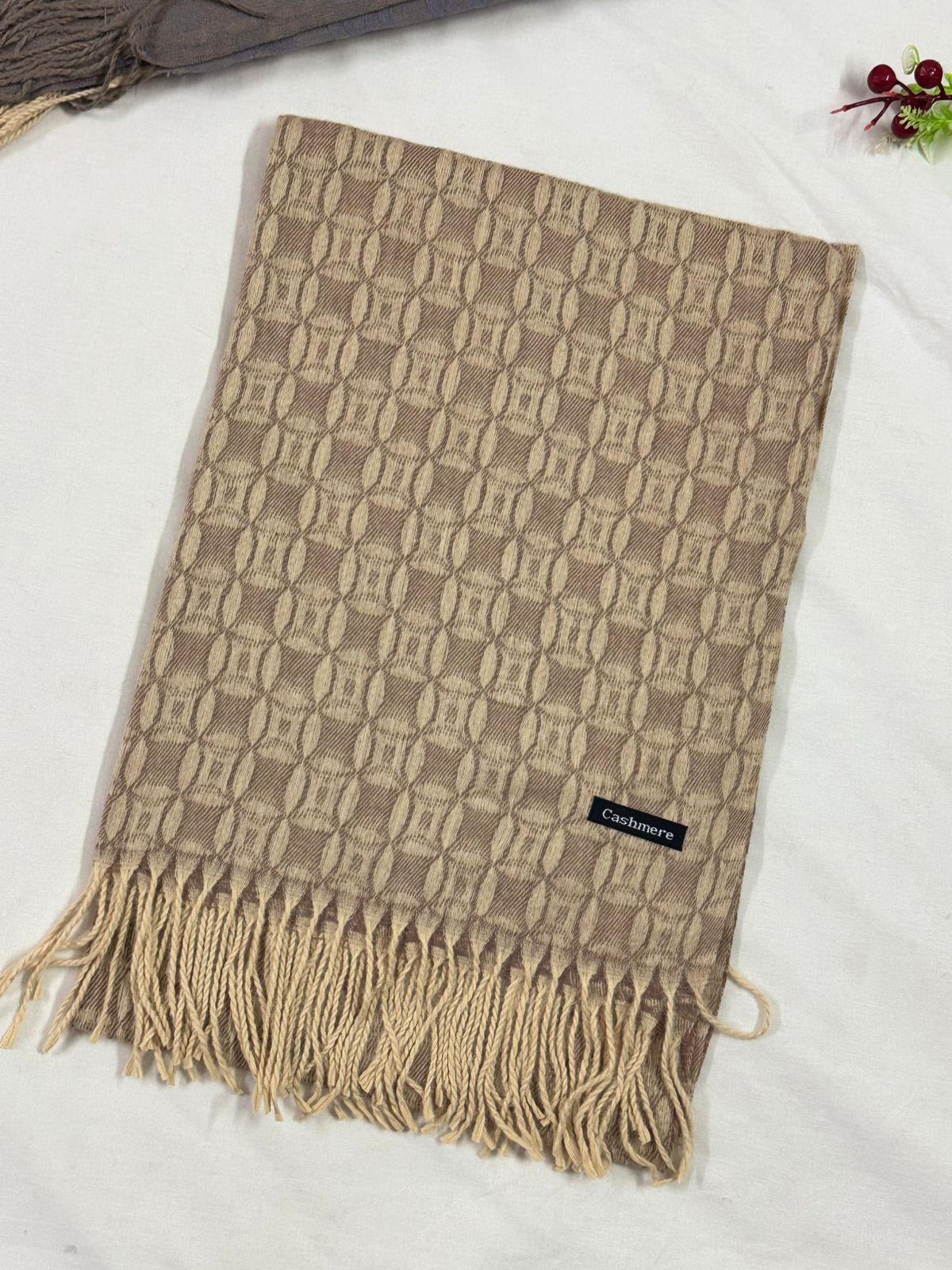 JACQUARD PRINTED PASHMINA CASHMERE - JP 8