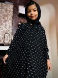 Kids Abaya Front Open Style - Black Arrow