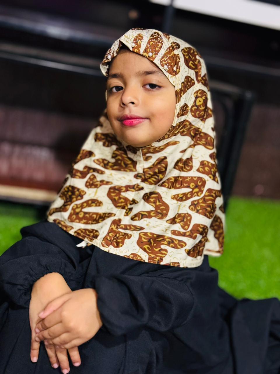 READY TO WEAR SCARF PRINTED WITH EMBELLISHMENT - PE 7