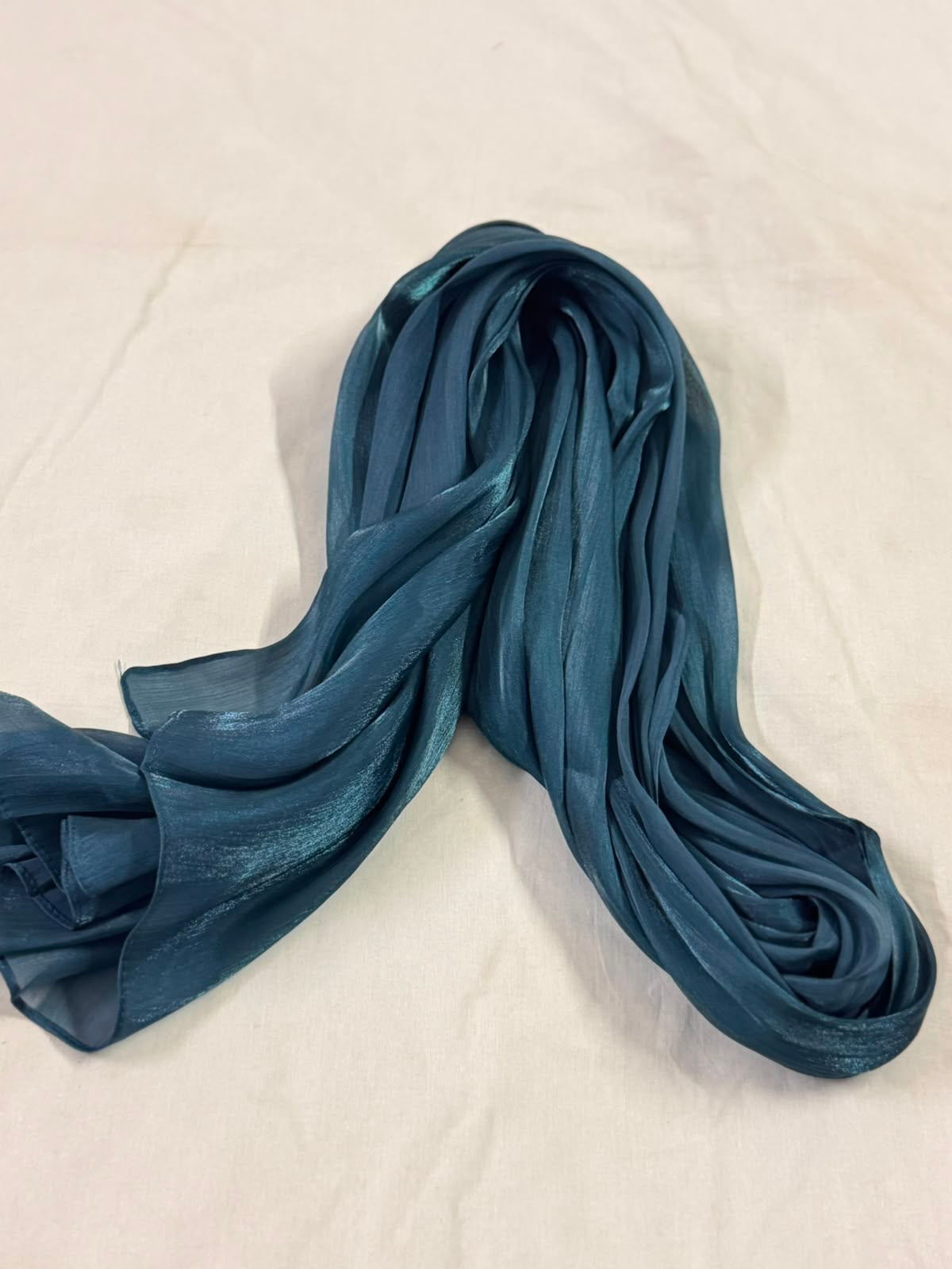 LUXURY ORGANZA SILK - TEAL