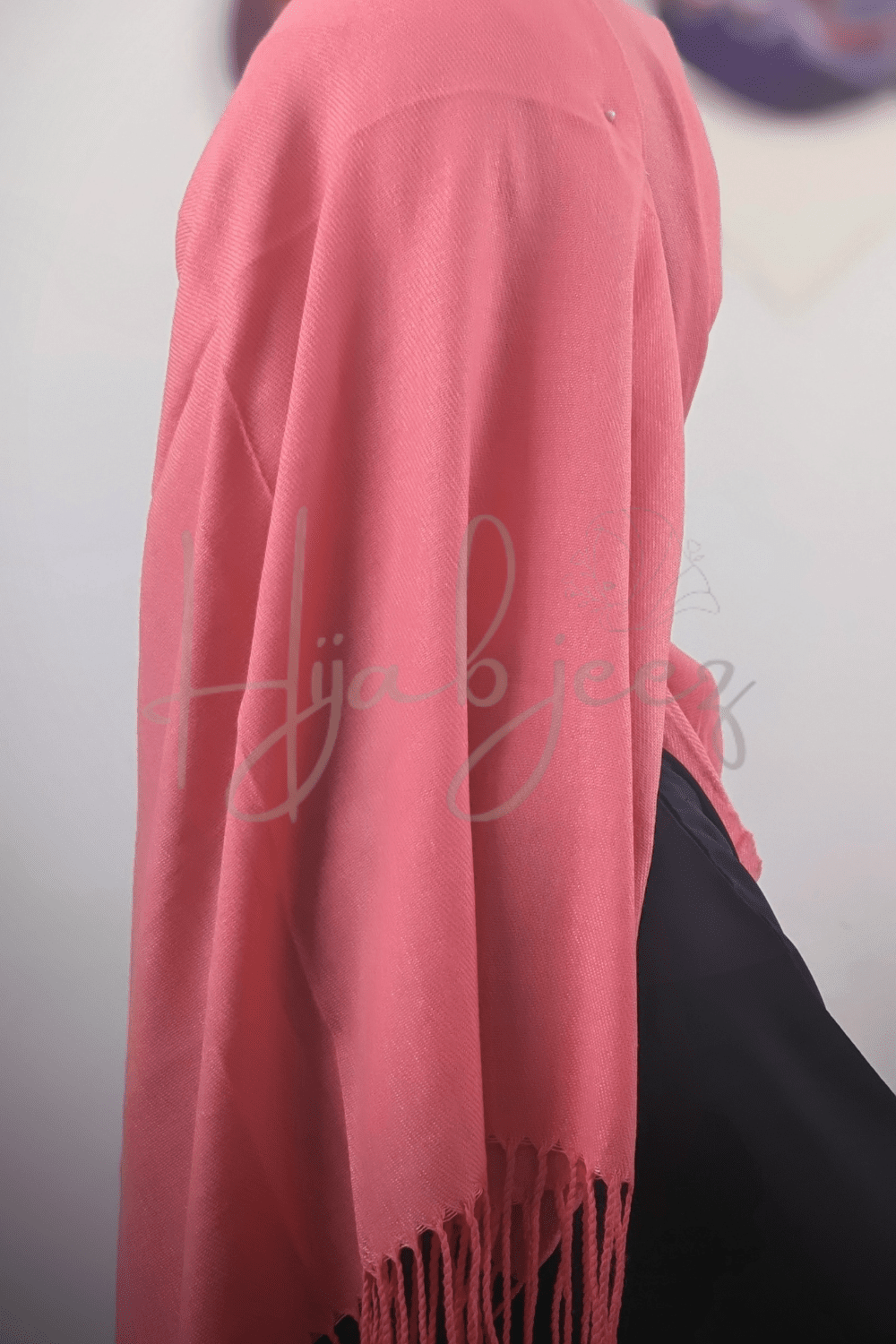 PLAIN PASHMINA CASHMERE - DAISY PINK