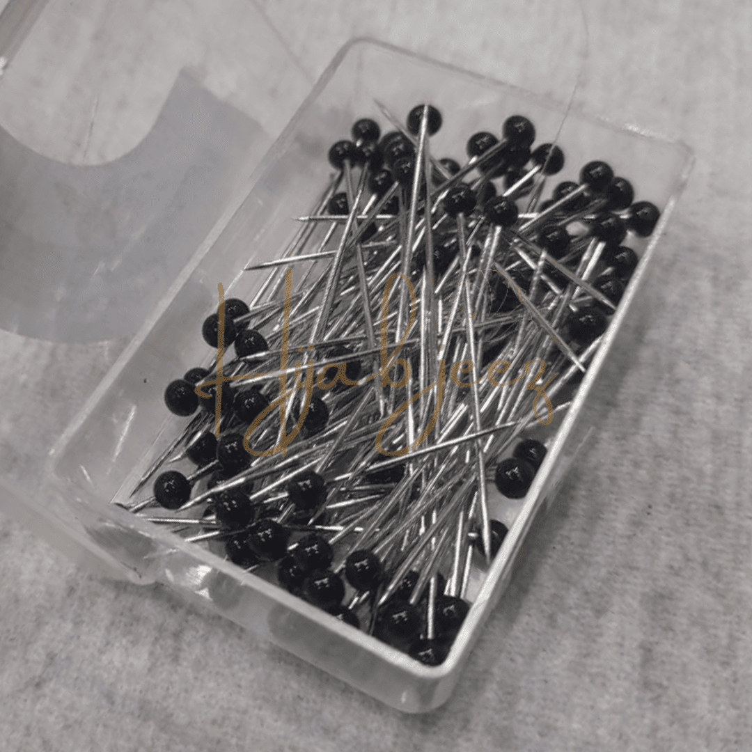 HIJAB PIN - BLACK COLOR BOX