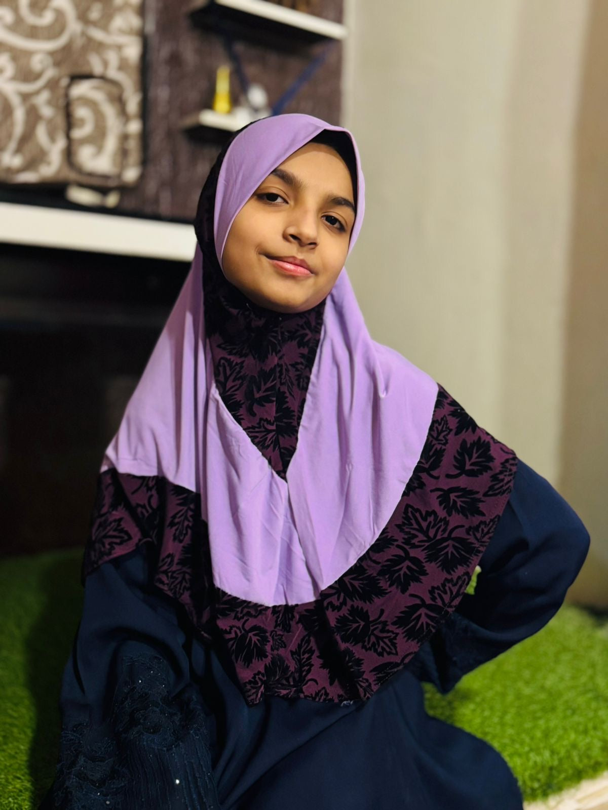 READY TO WEAR SCARF 9 to 13 YEARS - VELVET JERSEY DS30