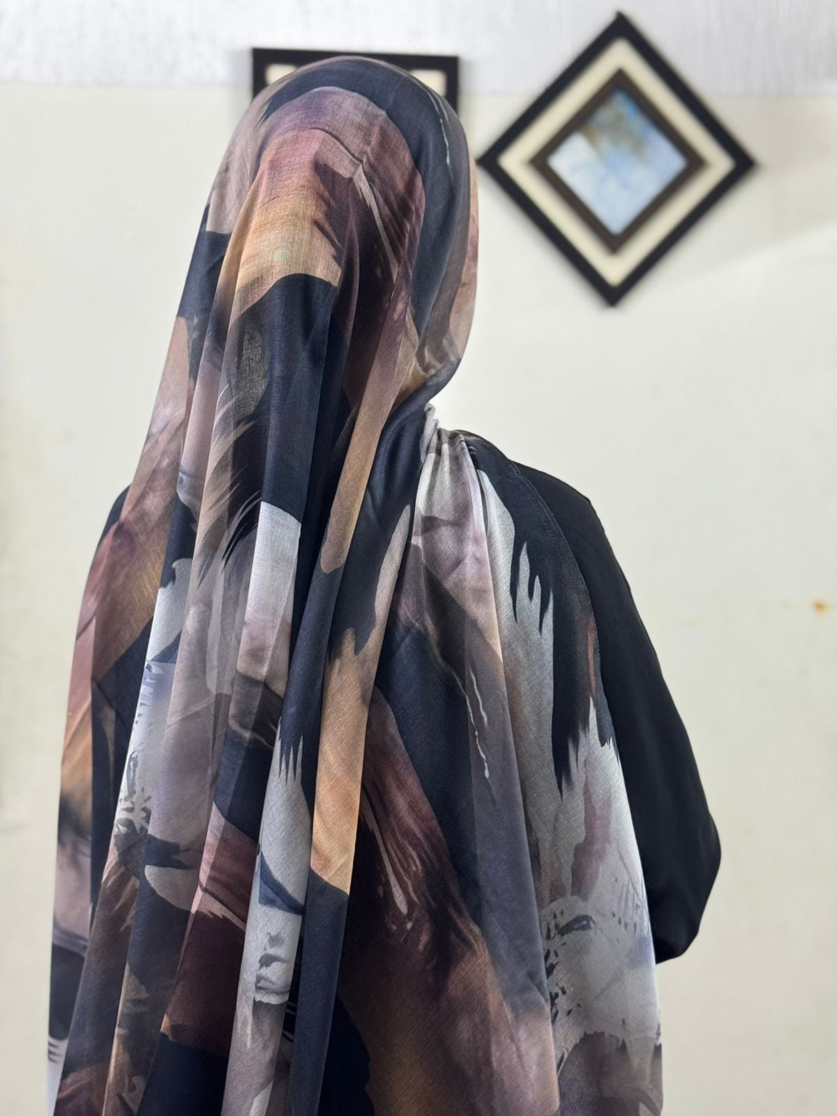 PRINTED MODAL HIJAB XL - MD5