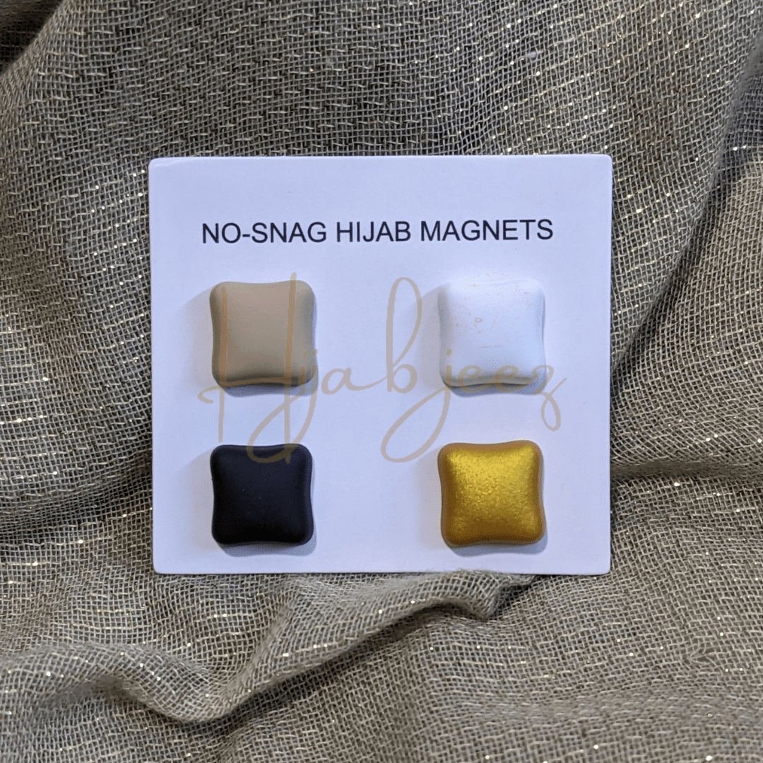 HIJAB MAGNET SQUARE - PACK OF 4 COLOR