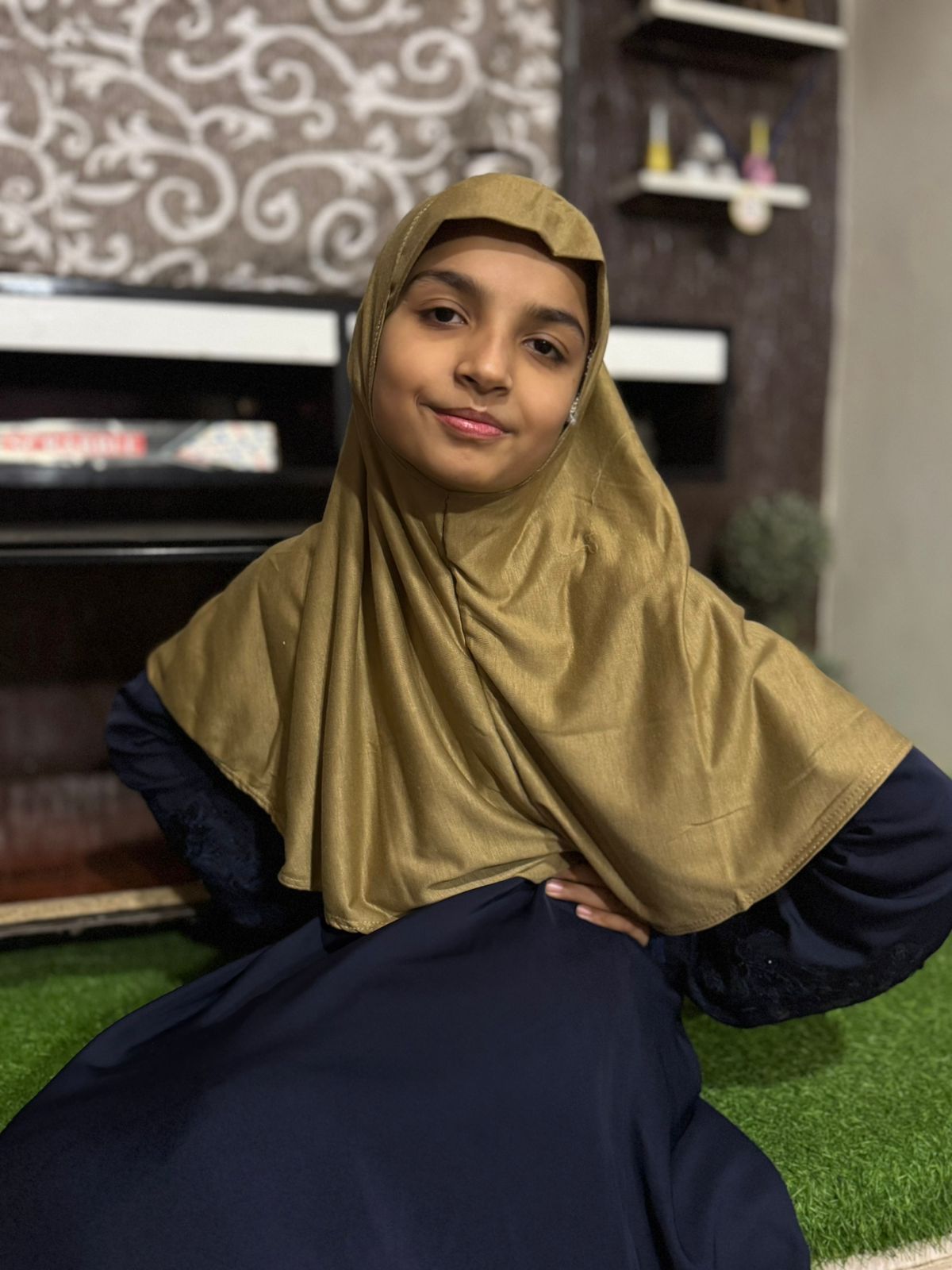 READY TO WEAR SCARF 6 to 8 YEARS - FRENCH BEIGE