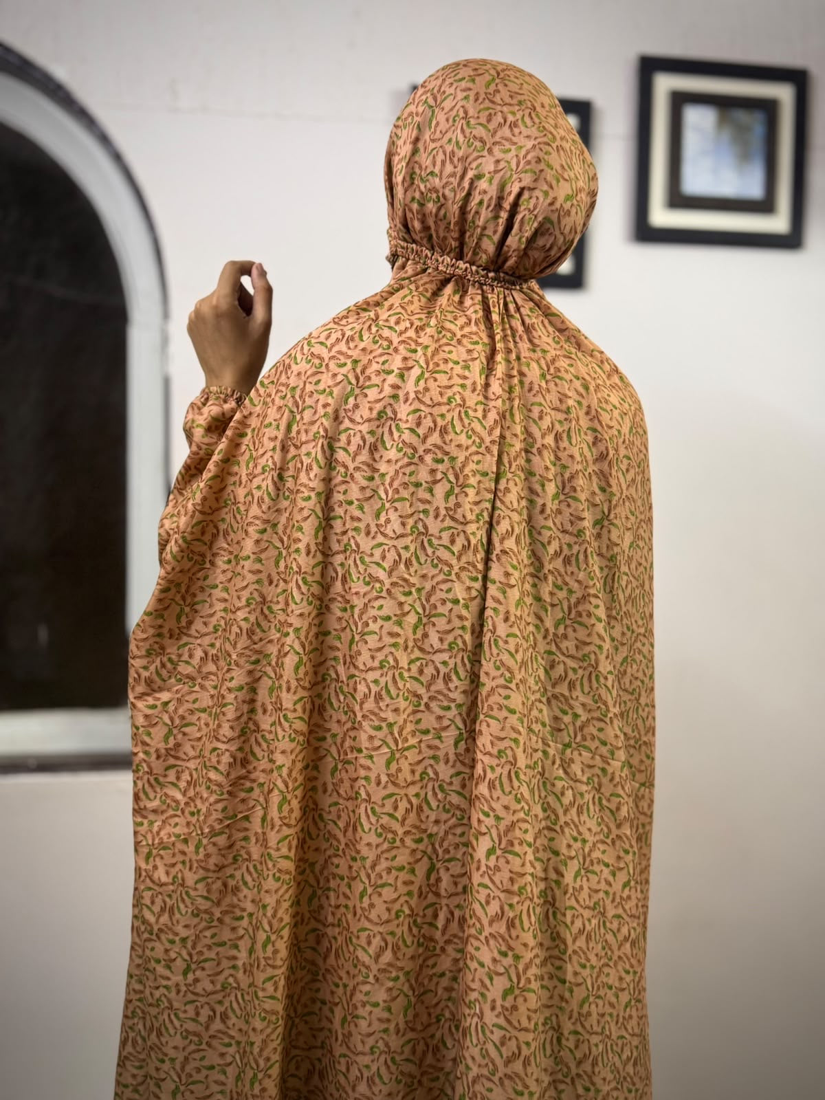 ADULTS NAMAZ CHADDAR WITH SLEEVES N NIQAB - HAYA Article 2 - STANDARD SIZE