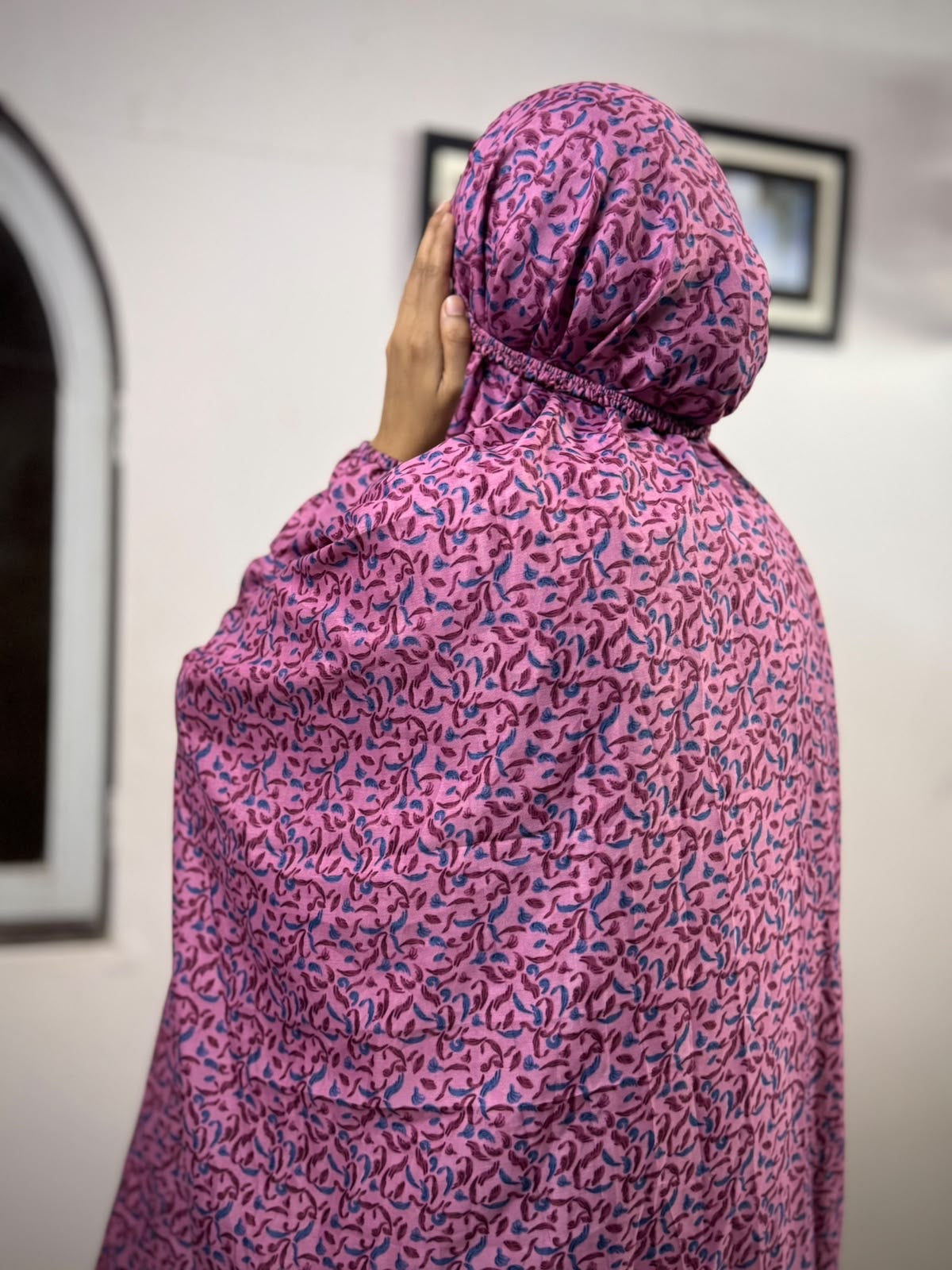 ADULTS NAMAZ CHADDAR WITH SLEEVES N NIQAB - HAYA Article 3 - STANDARD SIZE