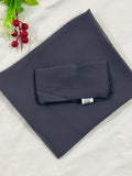 GEORGETTE NIQAB WITH HIJAB KIT - DARK GREY