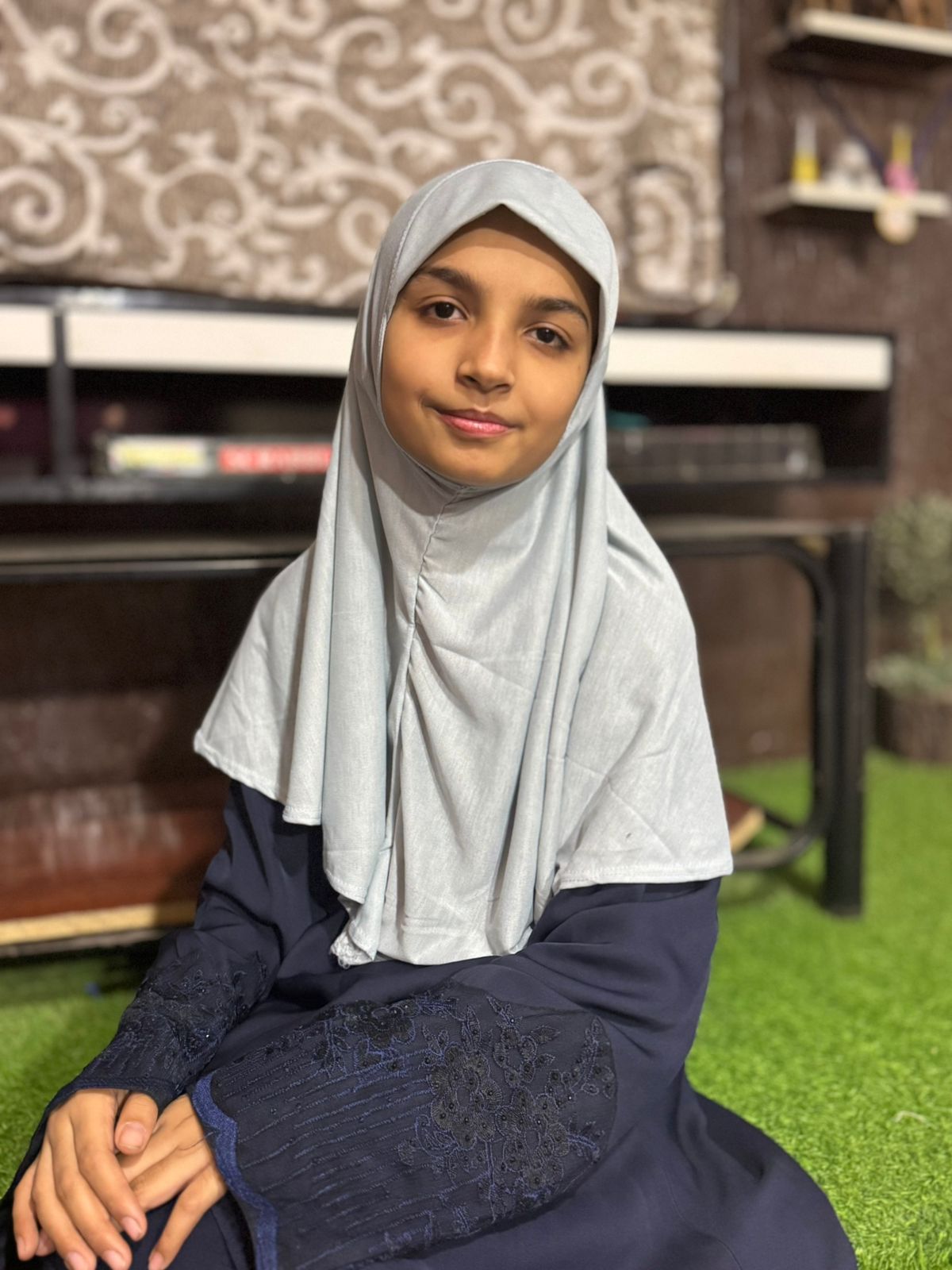 READY TO WEAR SCARF 6 to 8 YEARS - CLOUD