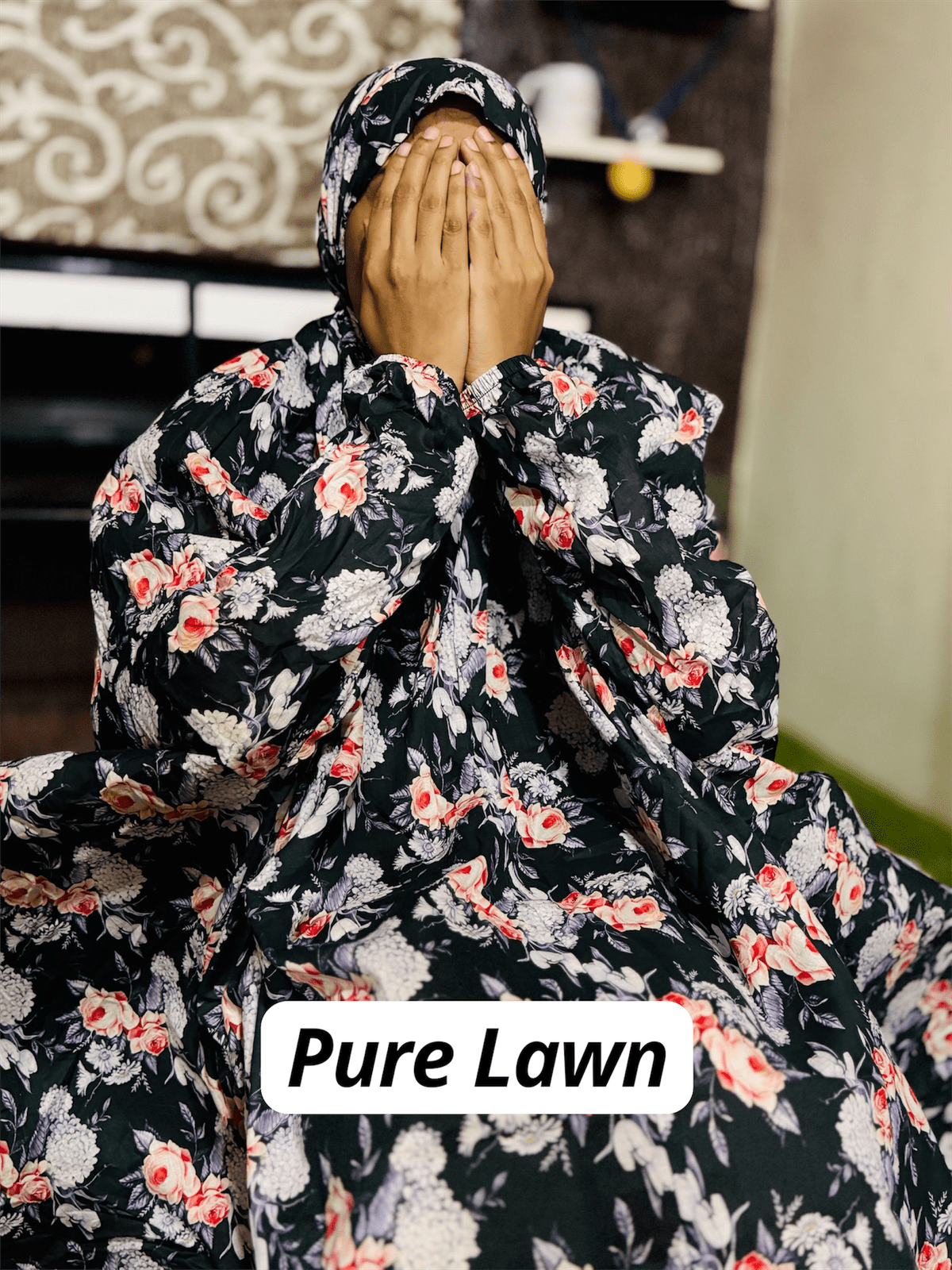 PURE LAWN NAMAZ CHADDAR WITH SLEEVES - PL 14 LARGE