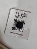 HIJAB MAGNET - BLACK SQUARE CUT