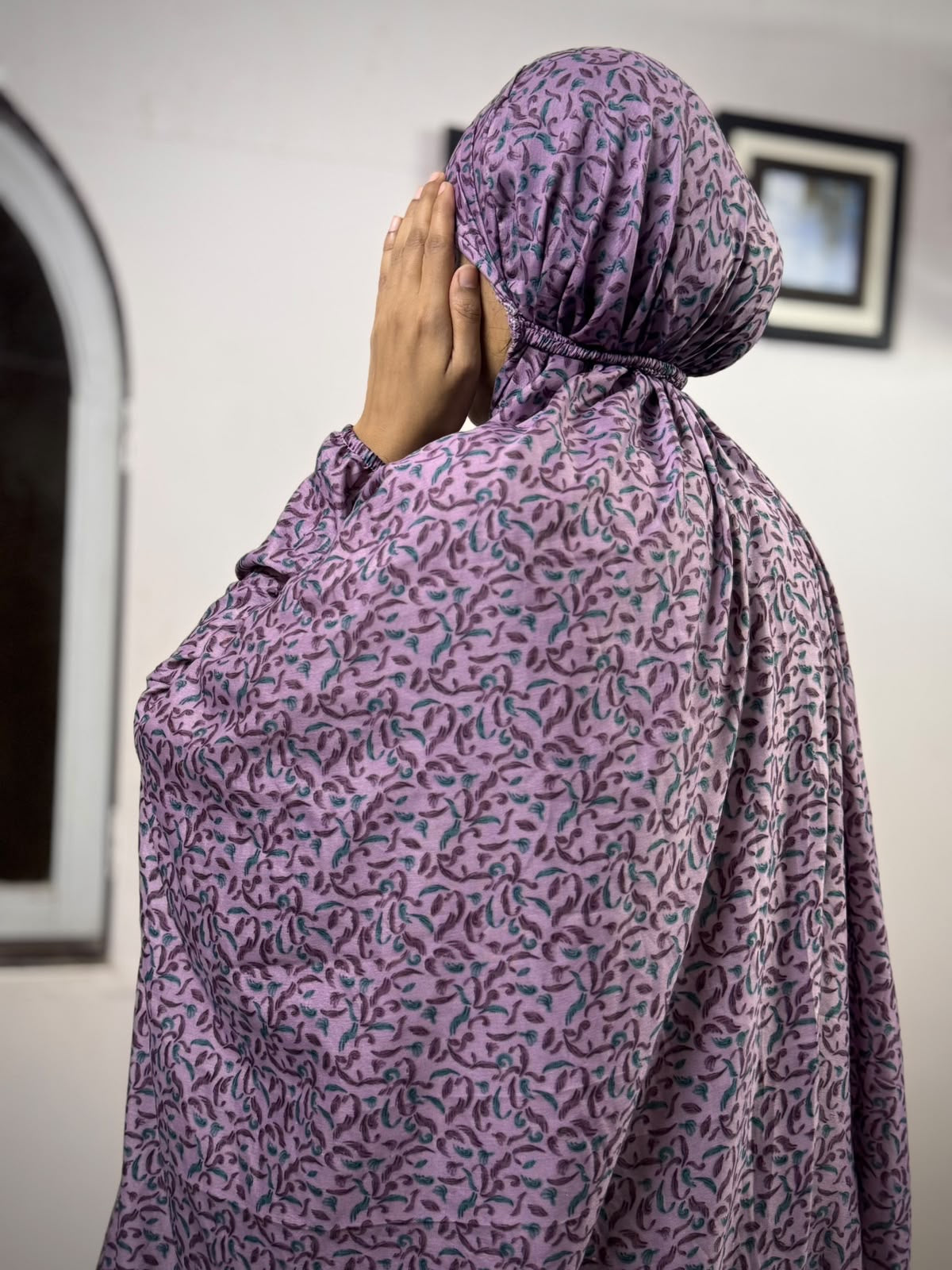 ADULTS NAMAZ CHADDAR WITH SLEEVES N NIQAB - HAYA Article 5 - STANDARD SIZE