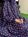 NAMAZ CHADDAR WITH FULL SLEEVES - PURPLE CHERRY - LARGE