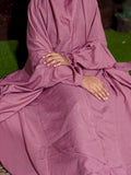 NAMAZ CHADDAR WITH SLEEVES N NIQAB - PLAIN FRENCH ROSE x XL