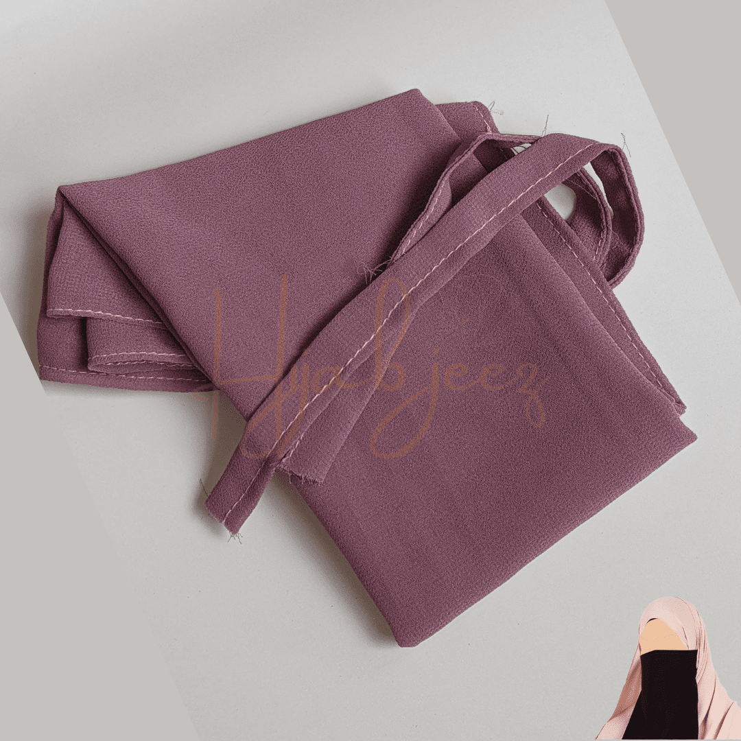 HALF NIQABS - PINKISH PURPLE