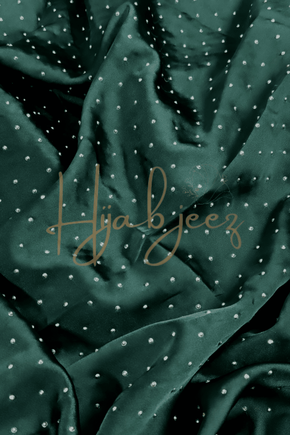 SILK STONE HIJAB - GREEN