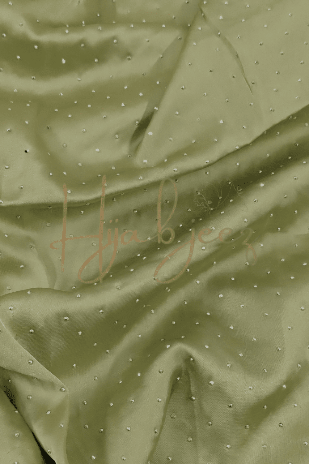 SILK STONE HIJAB - PISTACHIO