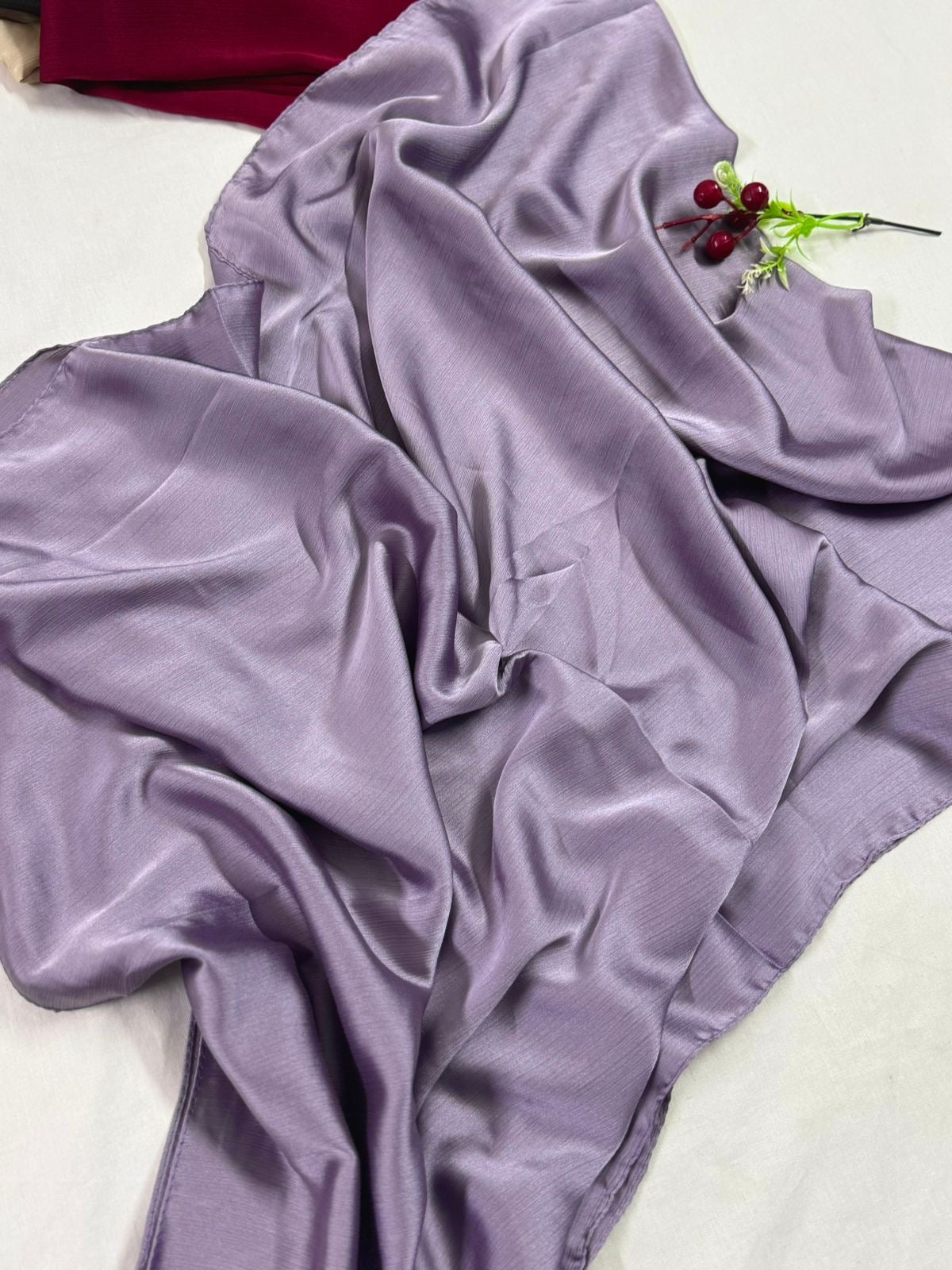 MATT SILK HIJAB - DULL PURPLE